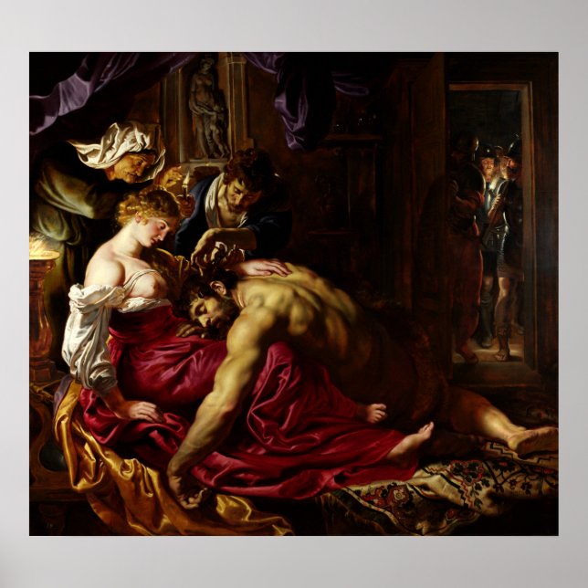 Poster Samson e Delilah por Peter Paul Rubens (Frente)