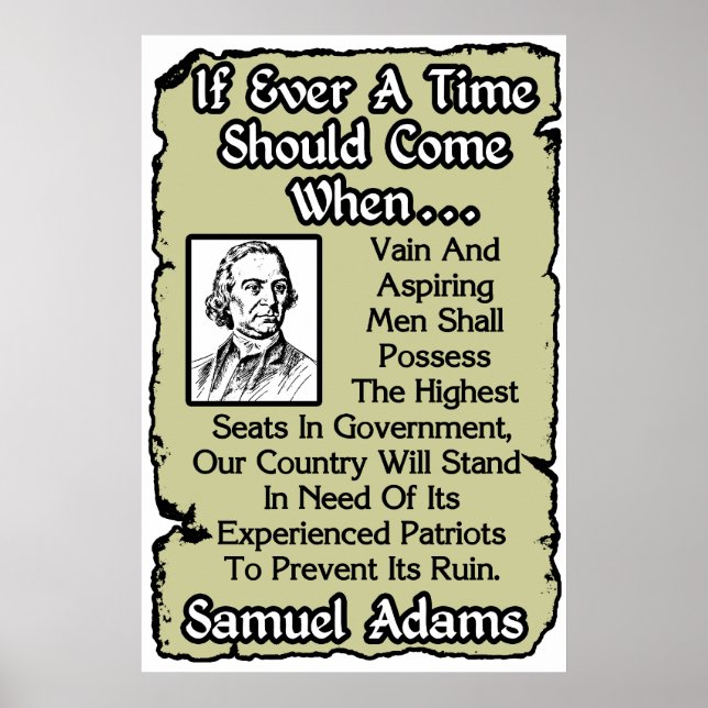 Poster Samuel Adams: Experienced Patriots (Frente)