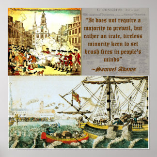 Pôster Samuel Adams - Revolta em Boston