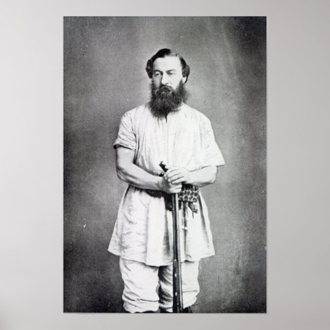 Pôster Samuel Baker, 1865 (Frente)