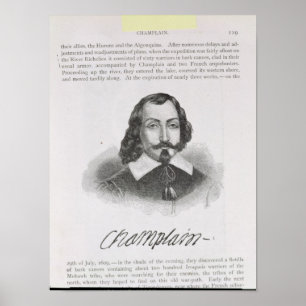 Pôster Samuel de Champlain