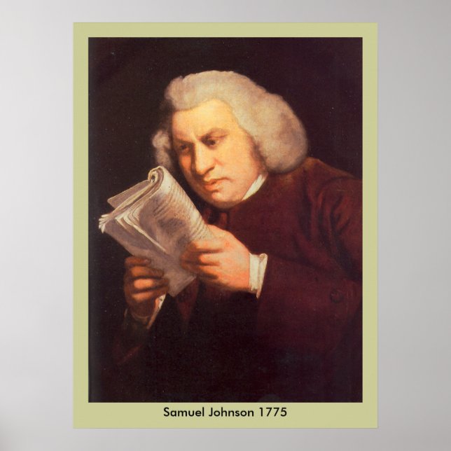 Poster Samuel Johnson - Reading (Frente)