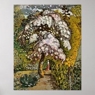 Poster Samuel Palmer - Jardim em Shoreham