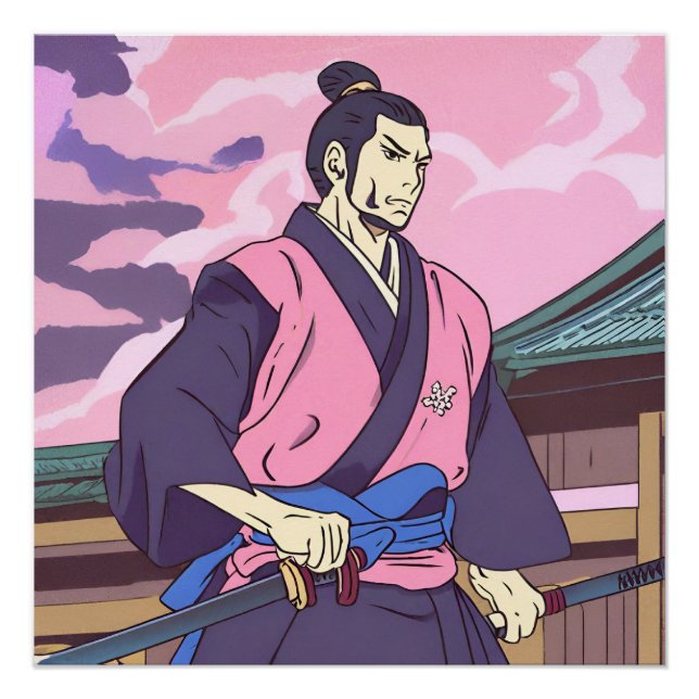 Pôster samurai (Frente)