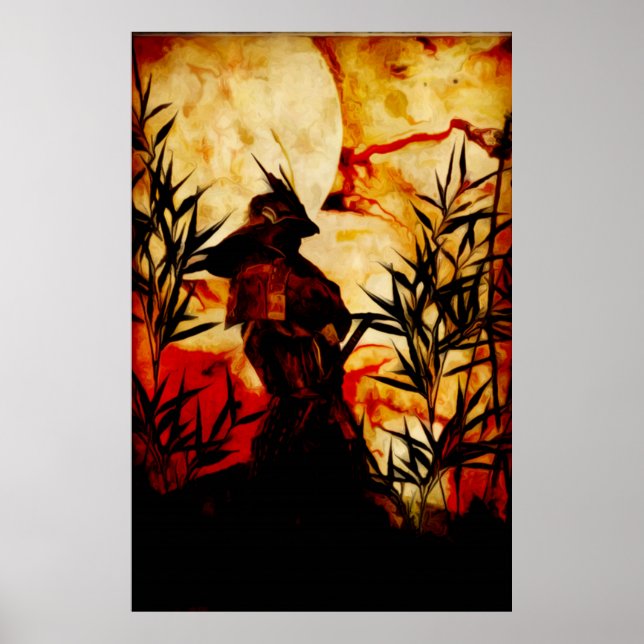 Poster Samurai antes da batalha (Frente)