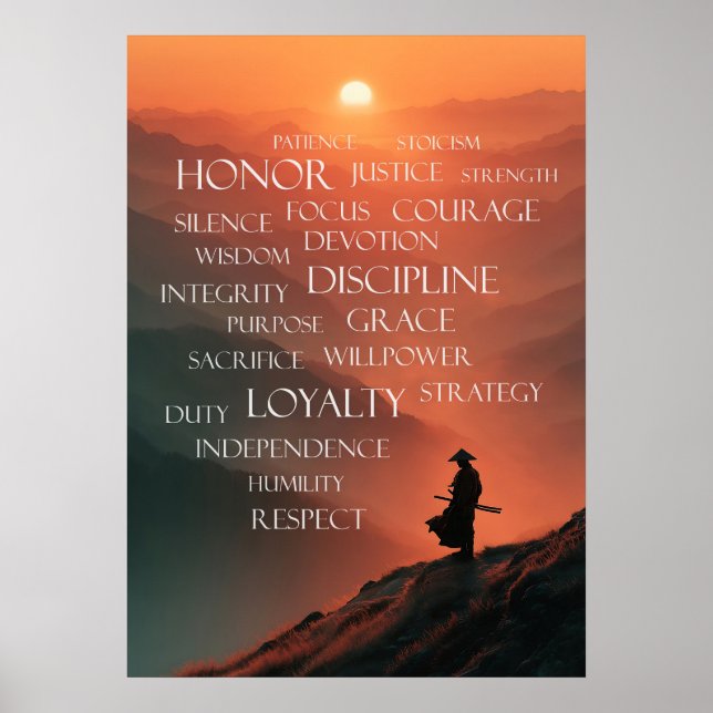 Poster Samurai Code: The Bushido Way (Frente)