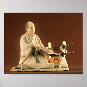 Pôster Samurai, Okinomo, Período Edo