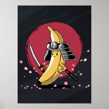 Samurai Pixel e Arte de Banana