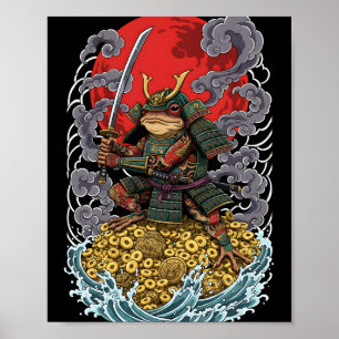 Poster Samurai Rã da Fortuna – Arte de Guerreiro Mitológi
