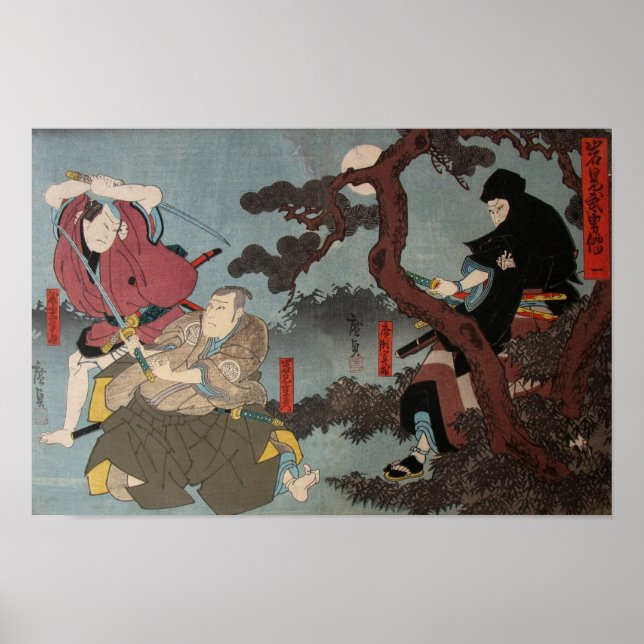 POSTER SAMURAIS E NINJA (Frente)