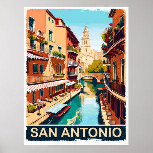 Poster San Antonio, Cidade, Viagem