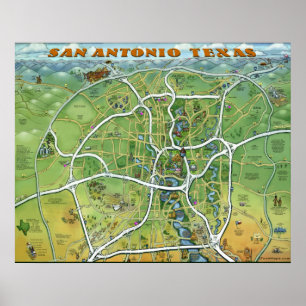 Pôster San Antonio Texas