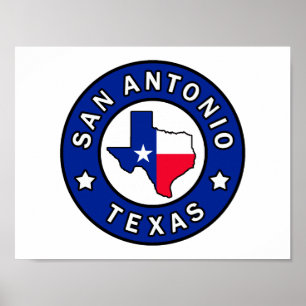 Poster San Antonio Texas