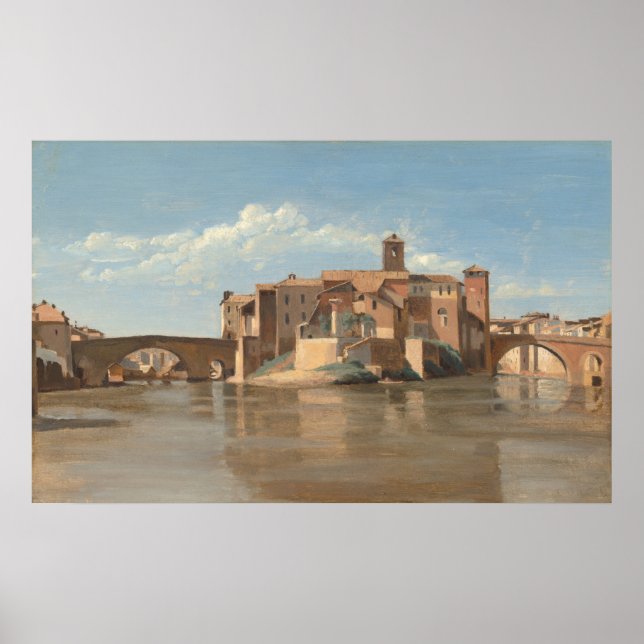 Poster San Bartolomeo - Jean-Baptiste - Corot Fine Art (Frente)