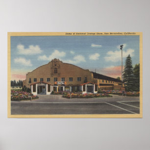 Poster San Bernardino, CA - Home da laranja nacional