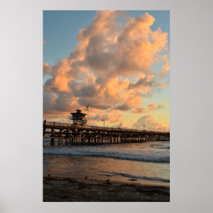 Poster San Clemente California Pier