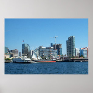 Pôster San Diego & a estrela de India