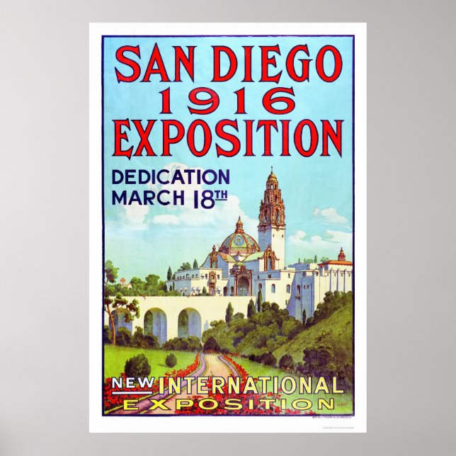Poster San Diego Exposition 1916 (Frente)