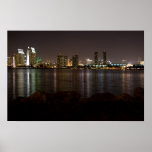 Pôster San Diego na noite