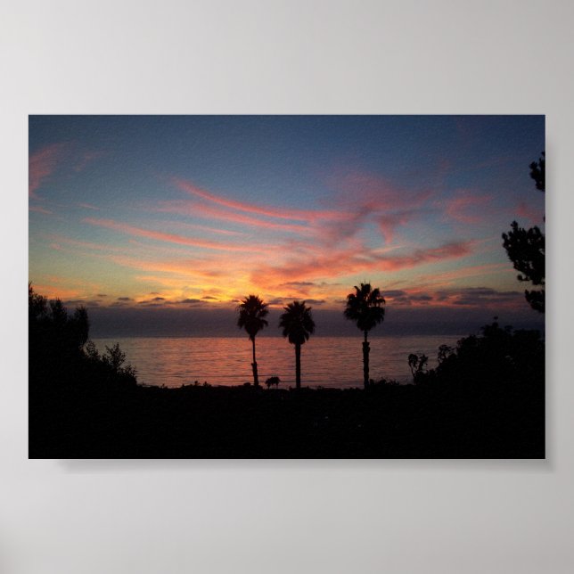 Poster San Diego Sunset (Frente)