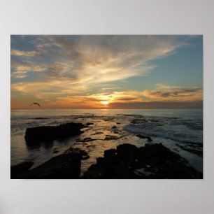 Pôster San Diego Sunset I Vista da Califórnia