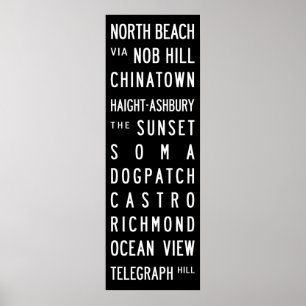 Pôster San Francisco Bus Roll