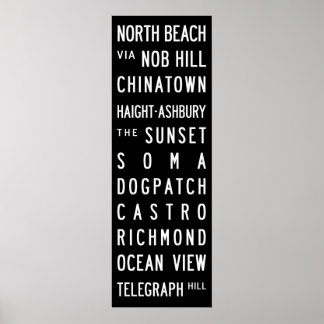 Pôster San Francisco Bus Roll