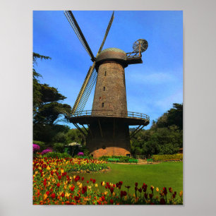Poster San Francisco Dutch Windmill nº 4