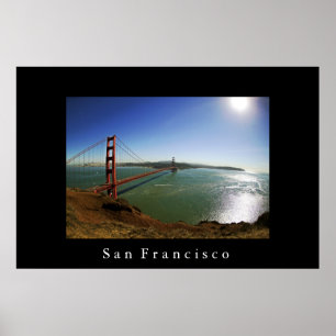 Poster San Francisco golden gate bridge
