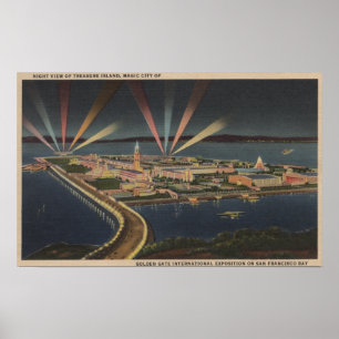 Poster San Francisco, ilha de CATreasure na expo