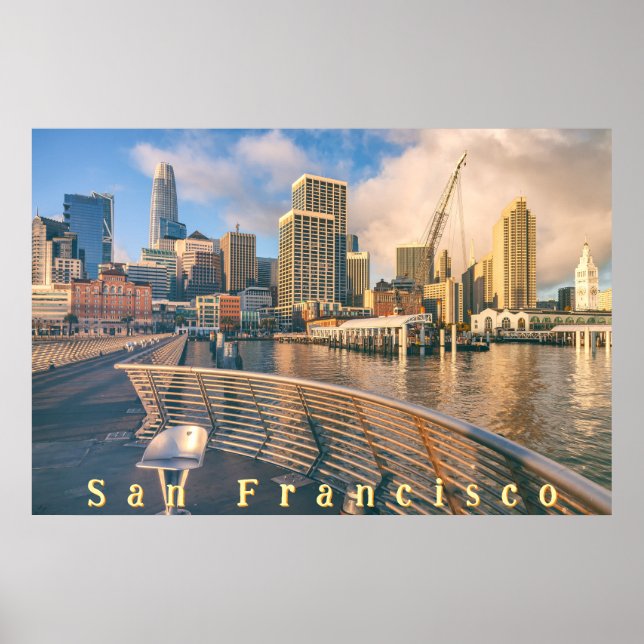 Poster San Francisco Skyline (Frente)