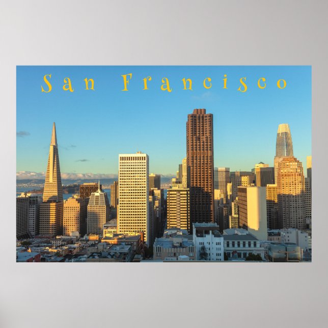 Poster San Francisco Skyline (Frente)
