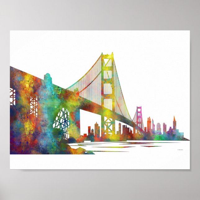 POSTER SAN FRANCISCO SKYLINE (Frente)