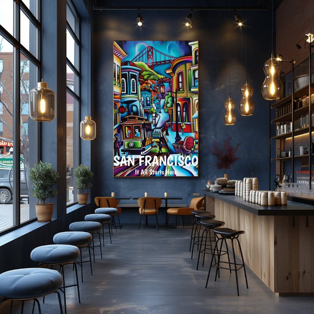 Pôster San Francisco: Todo Comienza Aquí. (Criador carregado)