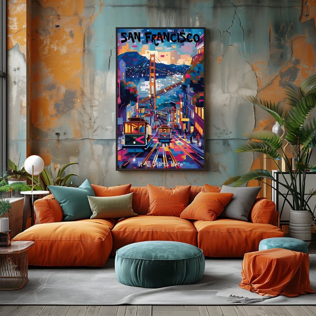 Pôster San Francisco: Todo Comienza Aquí. Contemporáneo. (Criador carregado)