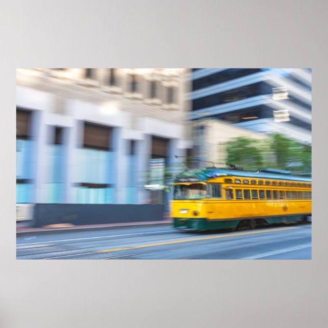 Poster San Francisco Trolley Bus (Frente)