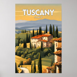 Poster San Gimignano Toscana Itália