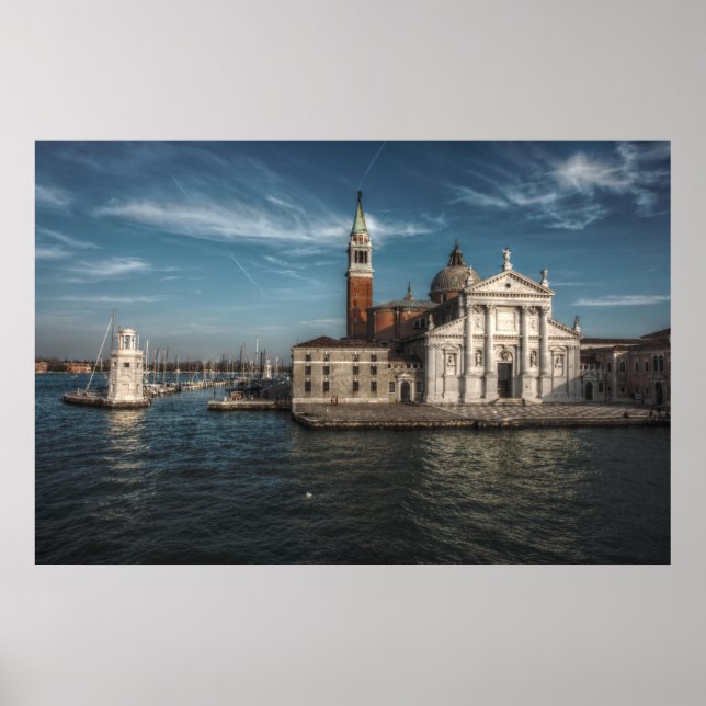 Pôster San Giorgio Maggiore Veneice Itália (Frente)
