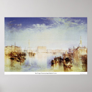 Poster San Giorgio Veneza por Joseph Mallord Turner