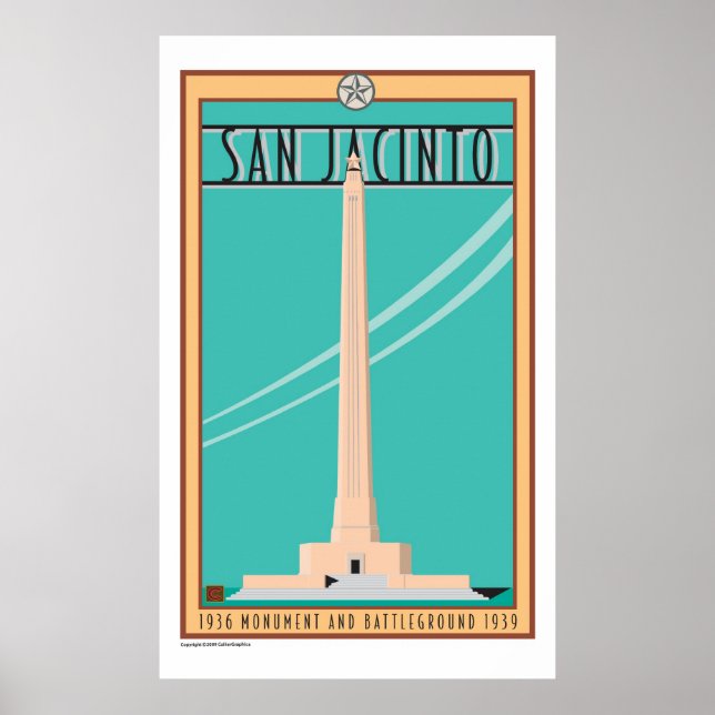 Pôster San Jacinto Monument-Poster (Frente)
