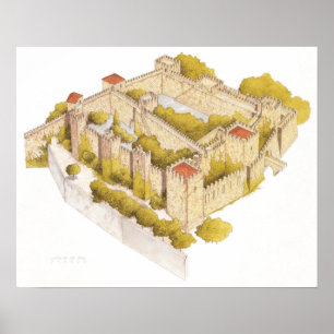 Pôster San Jorge castle. Lisboa Portugal