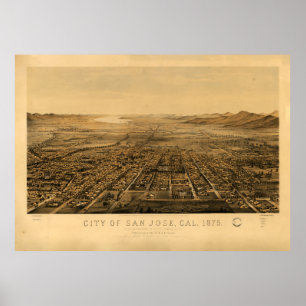 Poster San Jose, Califórnia (1875)