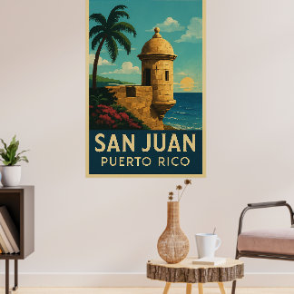 Poster San Juan Antigo Porto Rico