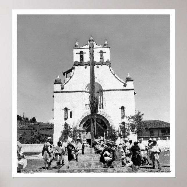 Poster San Juan Chamula, Chiapas, México (Frente)