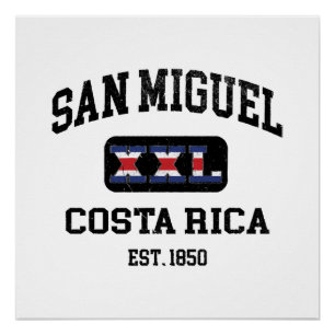 Pôster San Miguel, Costa Rica - XXL Atletismo