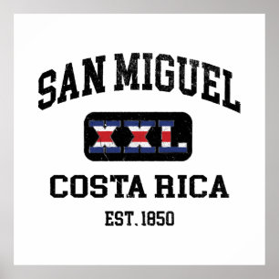 Poster San Miguel, Costa Rica - XXL Atletismo