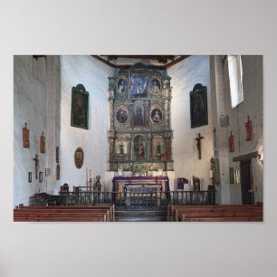 Poster San Miguel Mission Altar, Papais noeis Fe