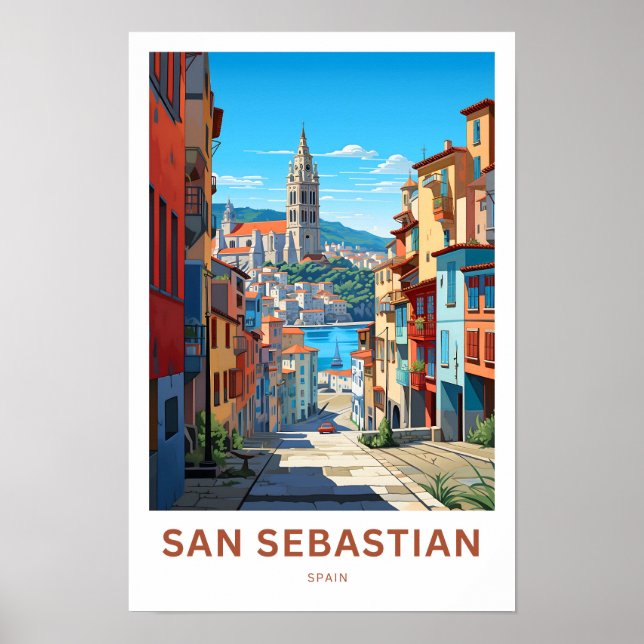 Poster San Sebastian Espanha (Frente)