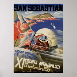 Poster San Sebastian Gran Premio 1935