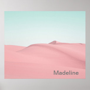 Poster Sand Dunes Desert Sky Foto Pessoal